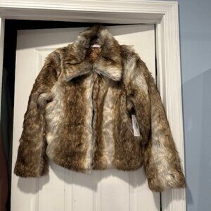 Faux Fur Jacket XL